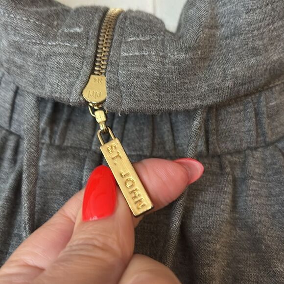 St. John SPA Gray Women's zipper jacket, M - Picture 2 of 10